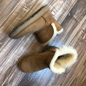Uggs classic cuff mini size 7.5 chestnut